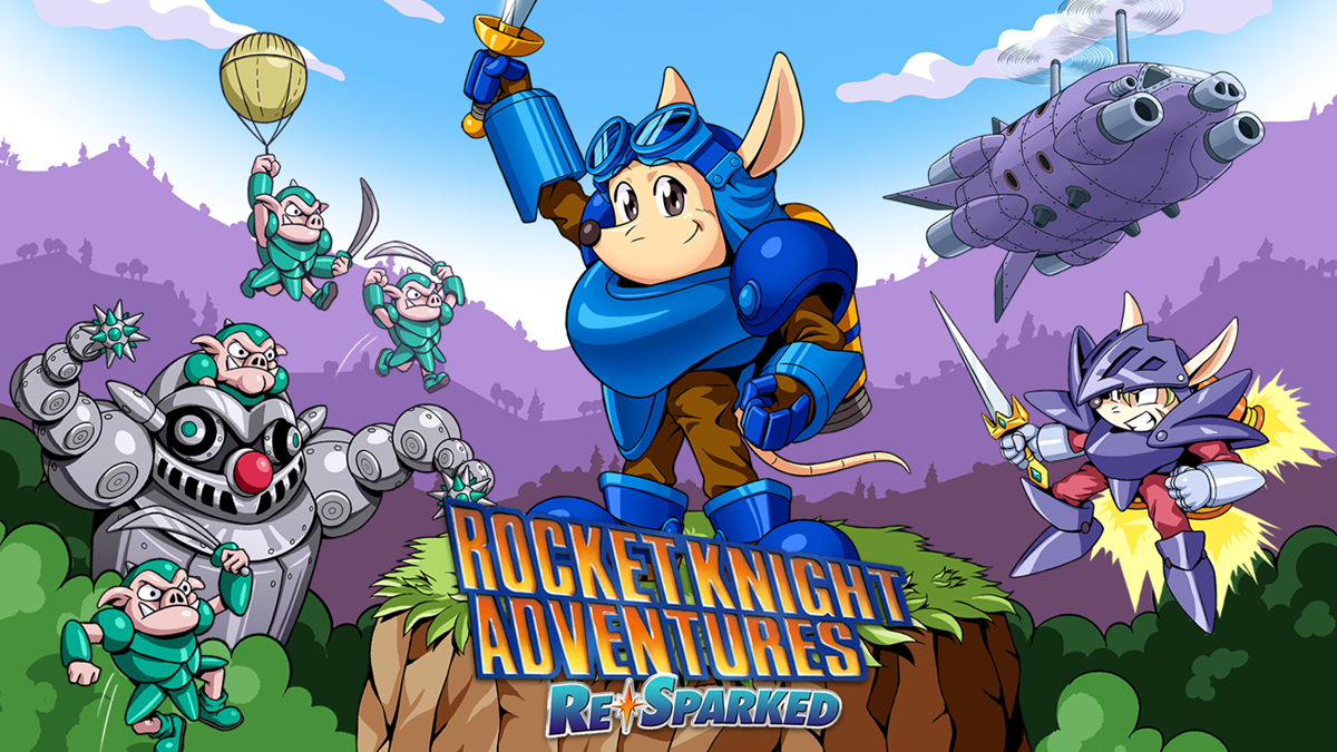 Rocket Knight Adventures: Re-Sparked Remasters 3 Классические игры