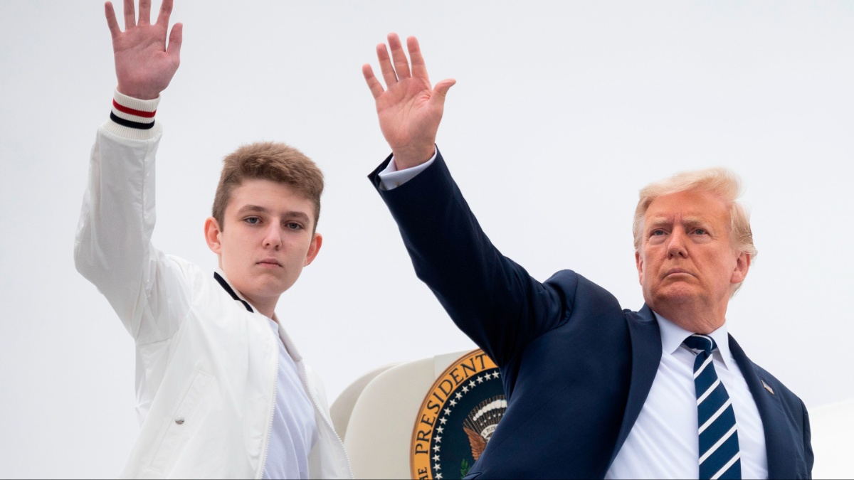 Where Was Donald Trump's Son, Barron Trump, During the RNC Convention?