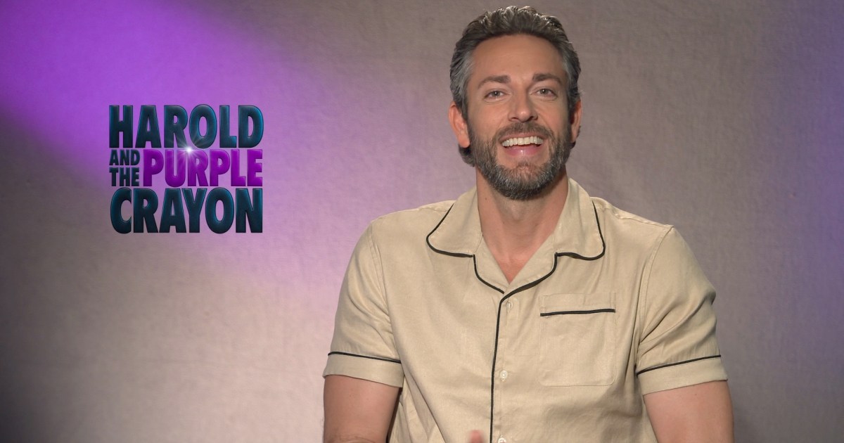 Zachary Levi Talks Harold and the Purple Crayon Movie