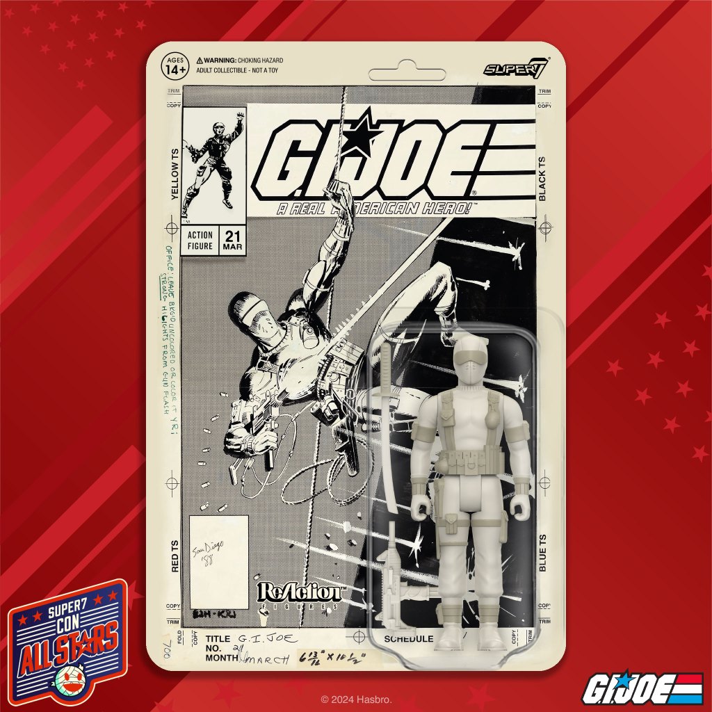 Super7 G.I. Joe SDCC Exclusive Figures Revealed, Includes Zartan & Ashcan Snake Eyes