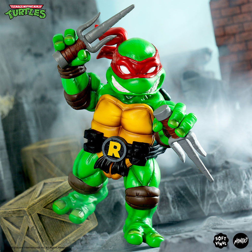 New Mondo TMNT Soft Vinyl Figures Include Raphael & Ray Fillet