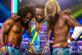 WWE's The New Day members Big E, Xavier Woods and Kofi Kingston