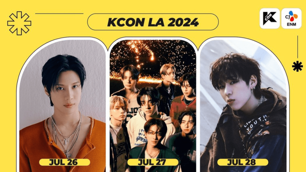 KCON LA 2024 artists lineup & hosts