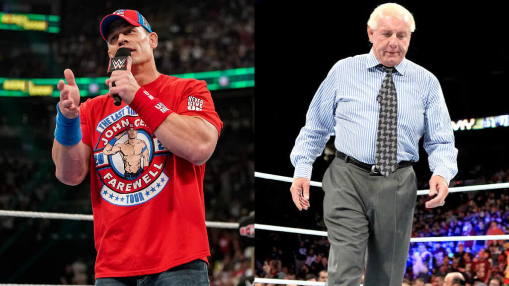 WWE Hall of Famer Ric Flair and John Cena