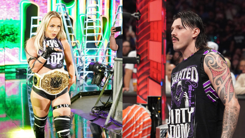 WWE Women's World Champion Liv Morgan and Dominik Mysterio on RAW