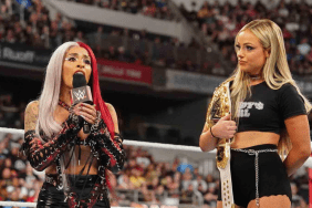 WWE Women's World Champion Liv Morgan and Zelina Vega exchanged words following RAW