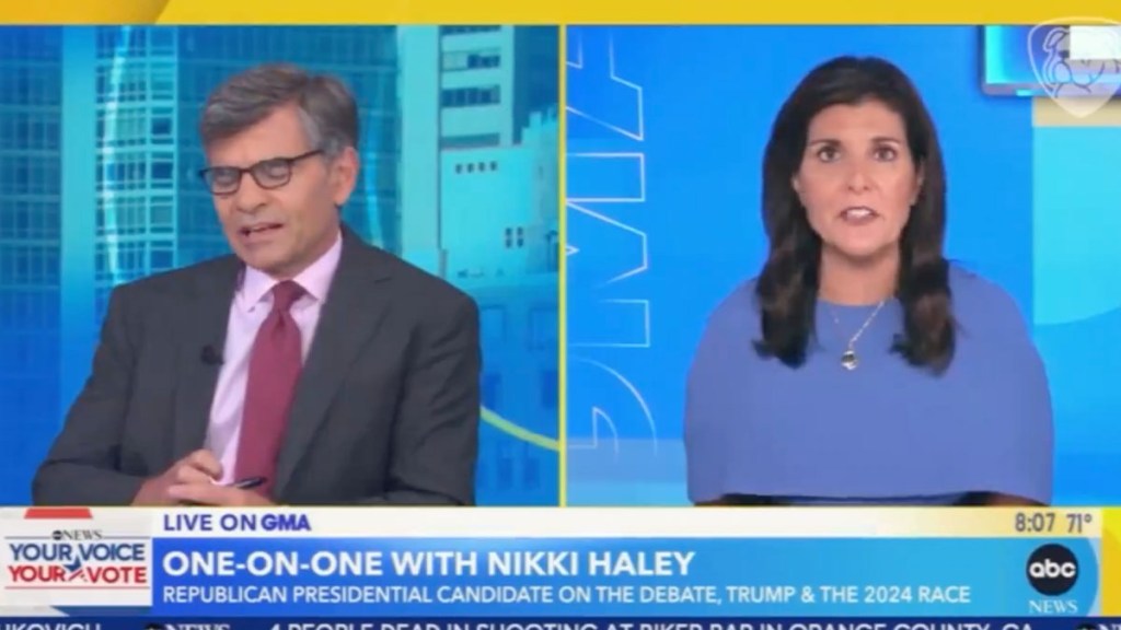 Why is Nikki Haley Mad at George Stephanopoulos?