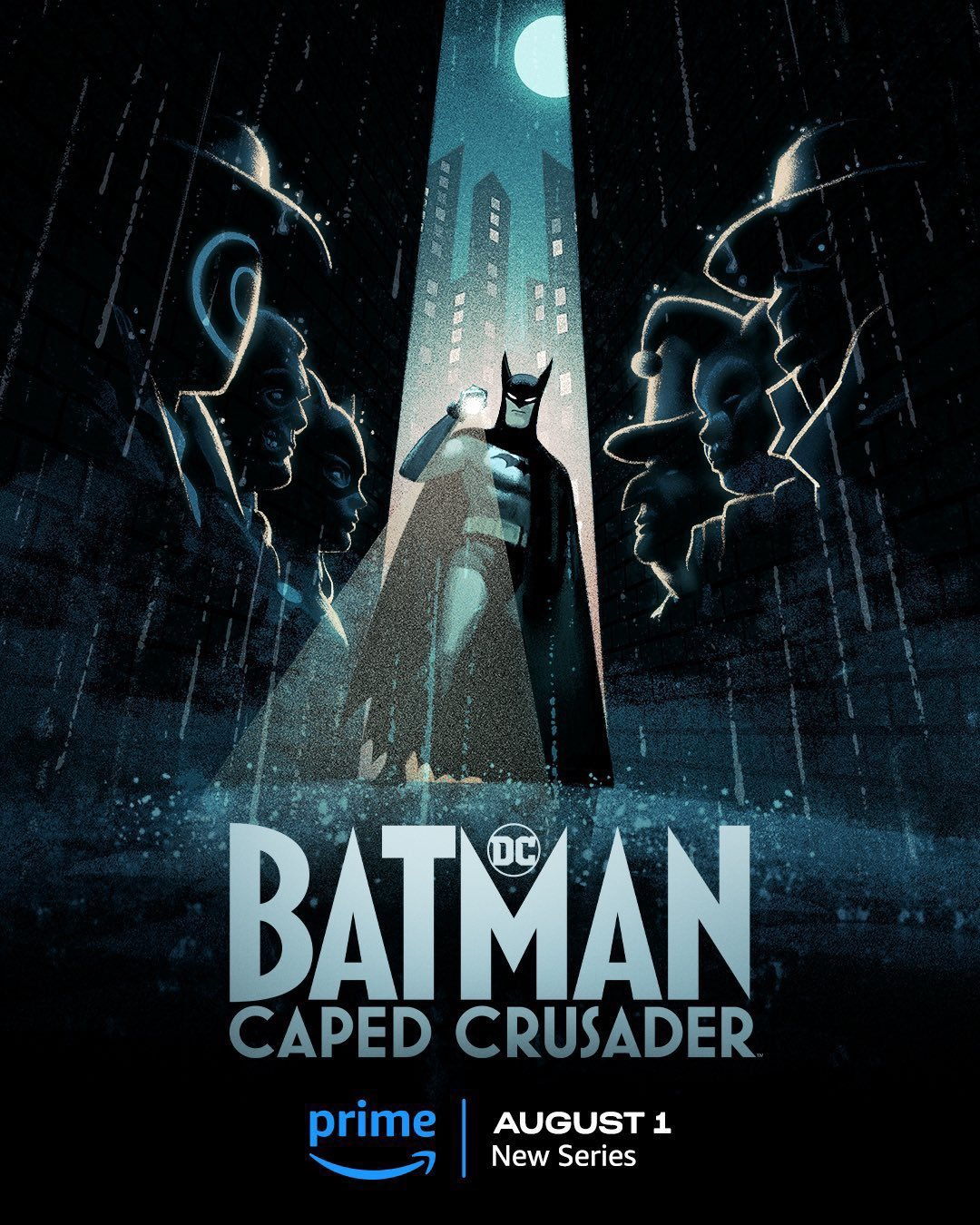 Batman: Caped Crusader Poster Teases Rogues Gallery of Villains in Prime Video Series