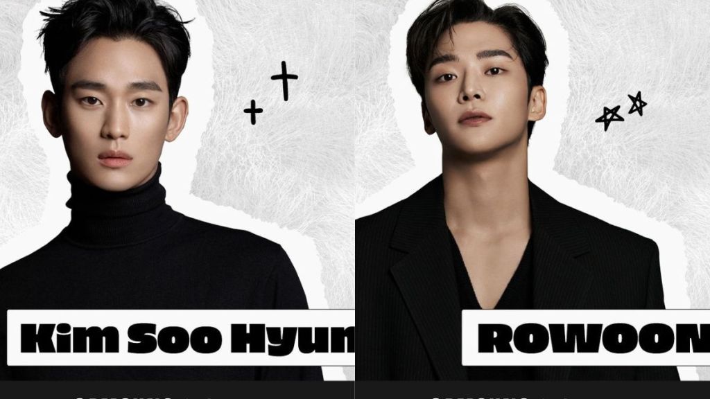 KCON LA 2024 hosts Kim Soo-Hyun and Rowoon