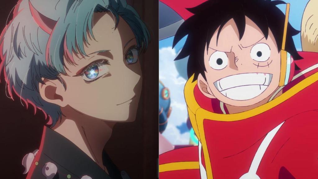 Aqua Hoshino in Oshi no Ko, Monkey D. Luffy in One Piece