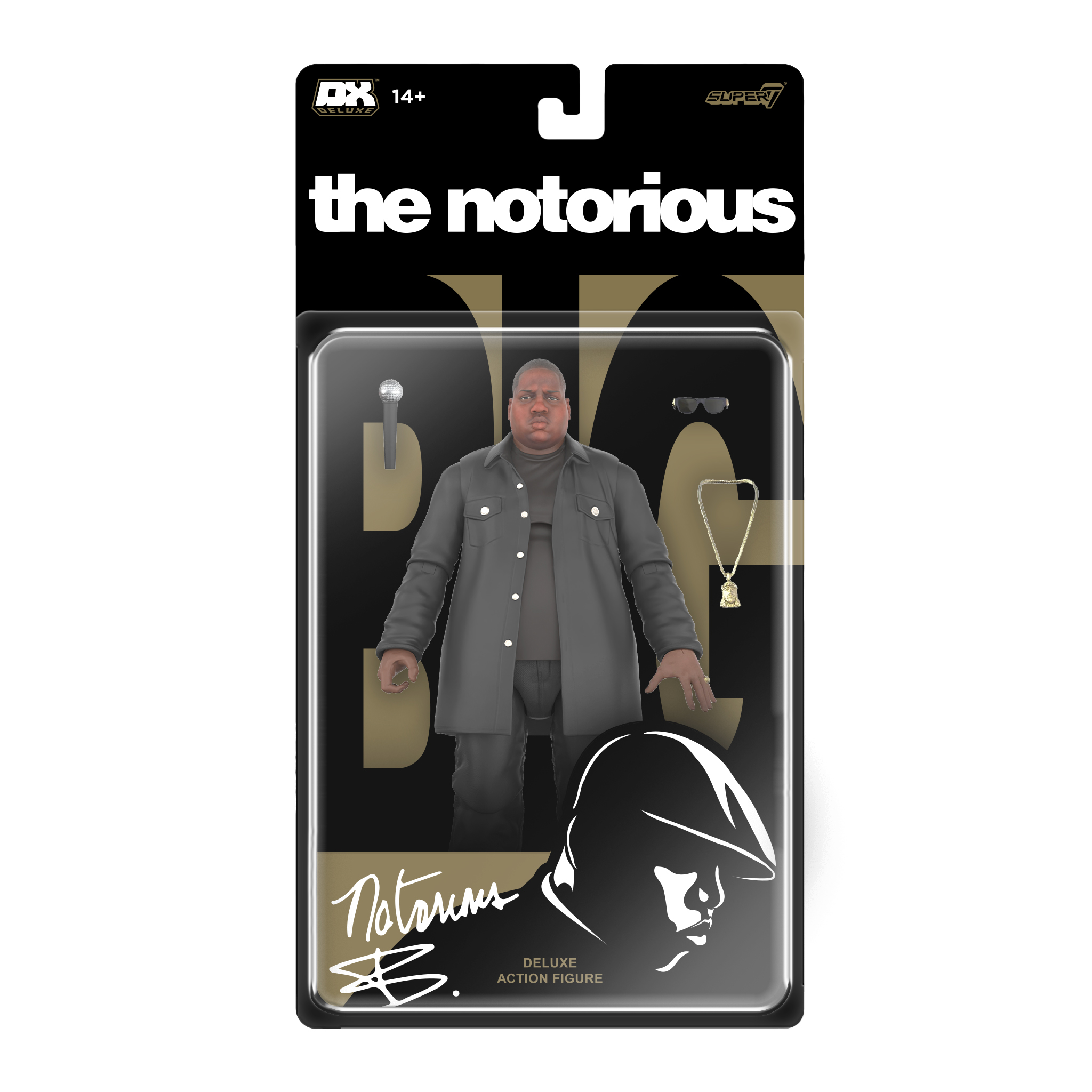 Эксклюзивный первый взгляд на Super7 The Notorious B.I.G. Фигура легендарного рэпера