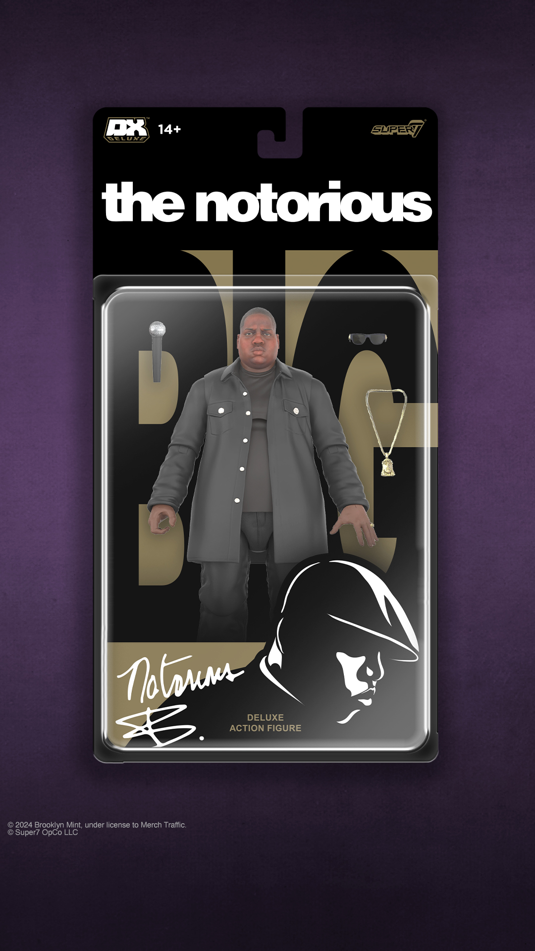 Эксклюзивный первый взгляд на Super7 The Notorious B.I.G. Фигура легендарного рэпера