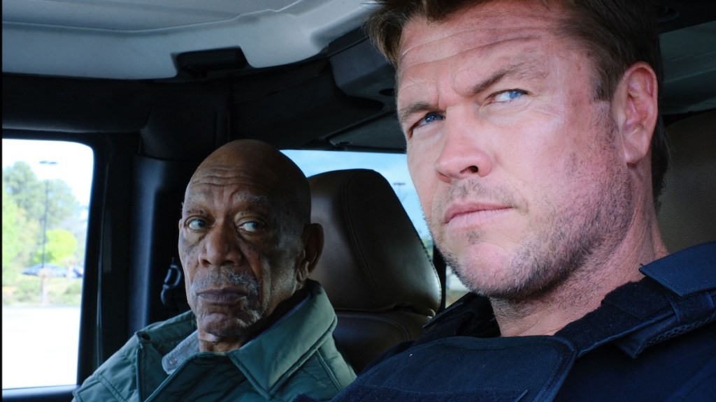 Gunner Luke Hemsworth Morgan Freeman Interview