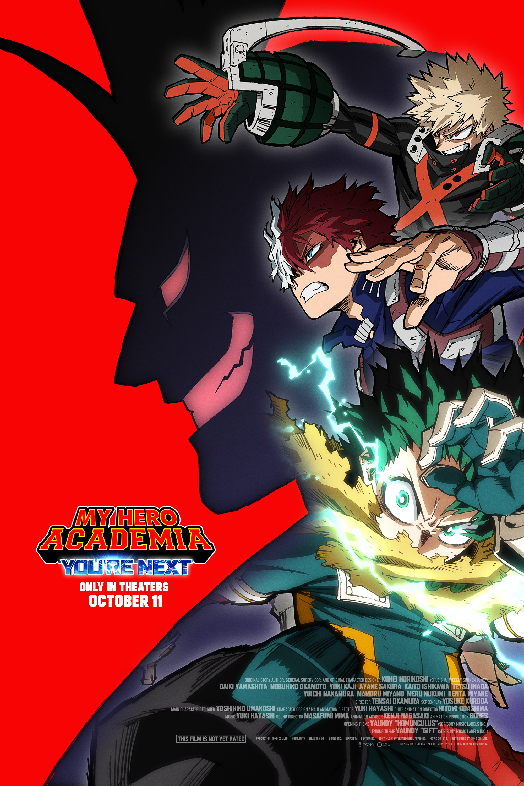 My Hero Academia: You’re Next English Dub Cast & Poster Revealed for Movie