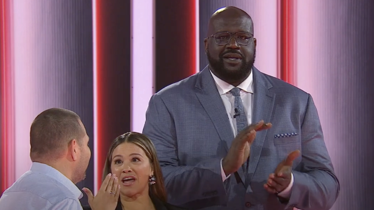 Exclusive Lucky 13 Clip Shows Contestant Rapping for Shaquille O’Neal & Gina Rodriguez