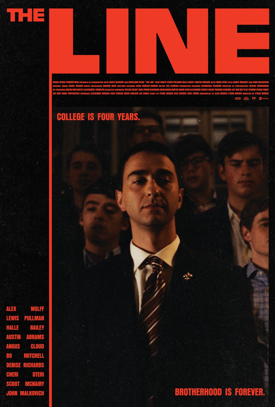 The Line Trailer Previews Thriller Movie About College Fraternities Starring Alex Wolff