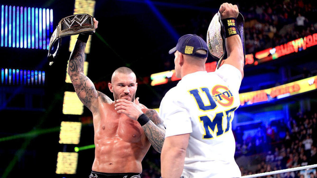 WWE Superstars Randy Orton and John Cena