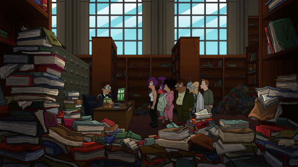 Exclusive Futurama Season 9 Episode 3 Clip Previews a Trip to the Liberry