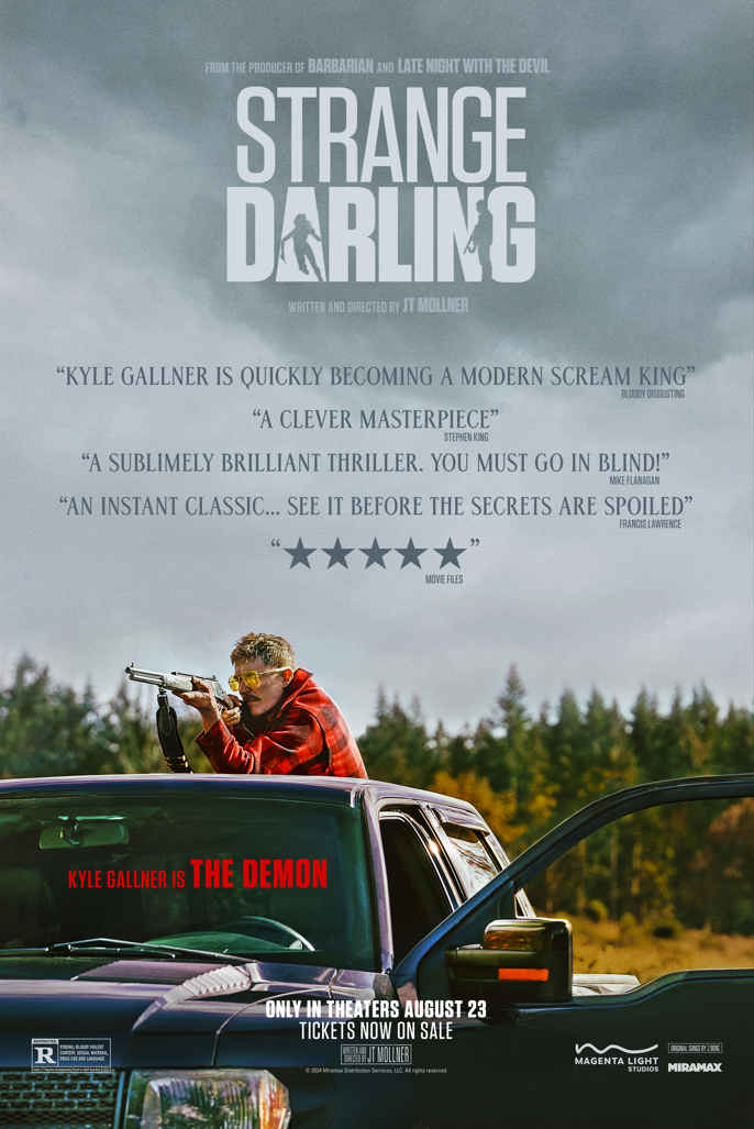 Strange Darling Trailer & Posters Show Off Positive Reviews for Kyle