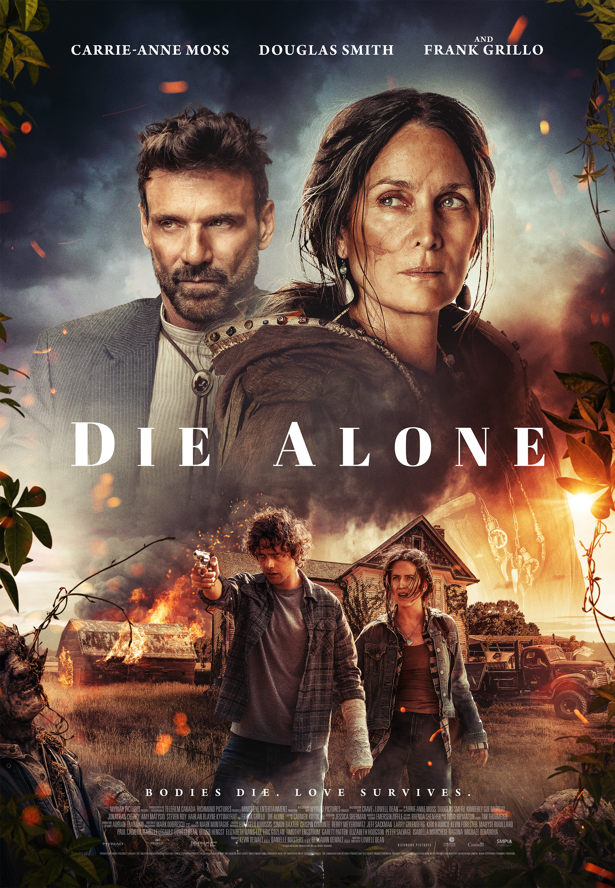 Die Alone Trailer Sets Release Date for Carrie-Anne Moss & Frank Grillo Movie