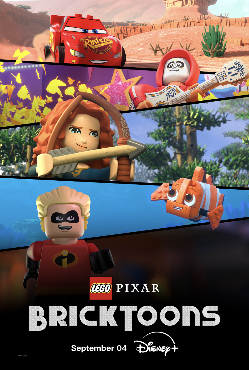 LEGO Pixar: трейлер BrickToons установил дату выхода мини-сериала Disney+