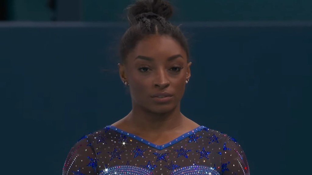 Highest Score Gymnastics Women's All-Around WAG Simone Biles 2024 Paris Olympics