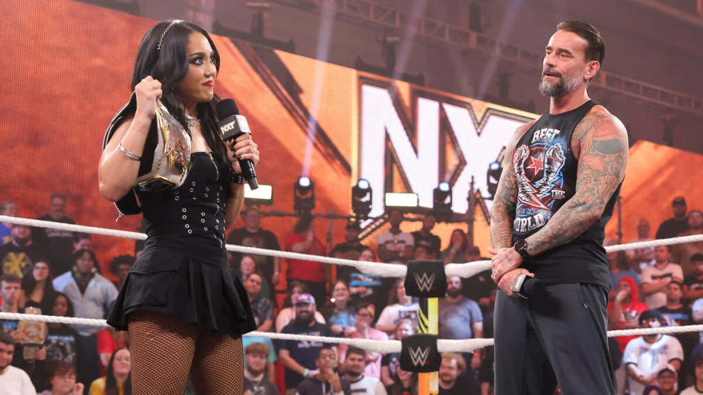 Roxanne Perez and CM Punk came face to face on WWE NXT