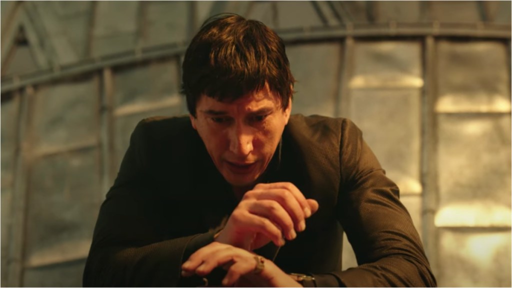 Adam Driver in Megalopolis.