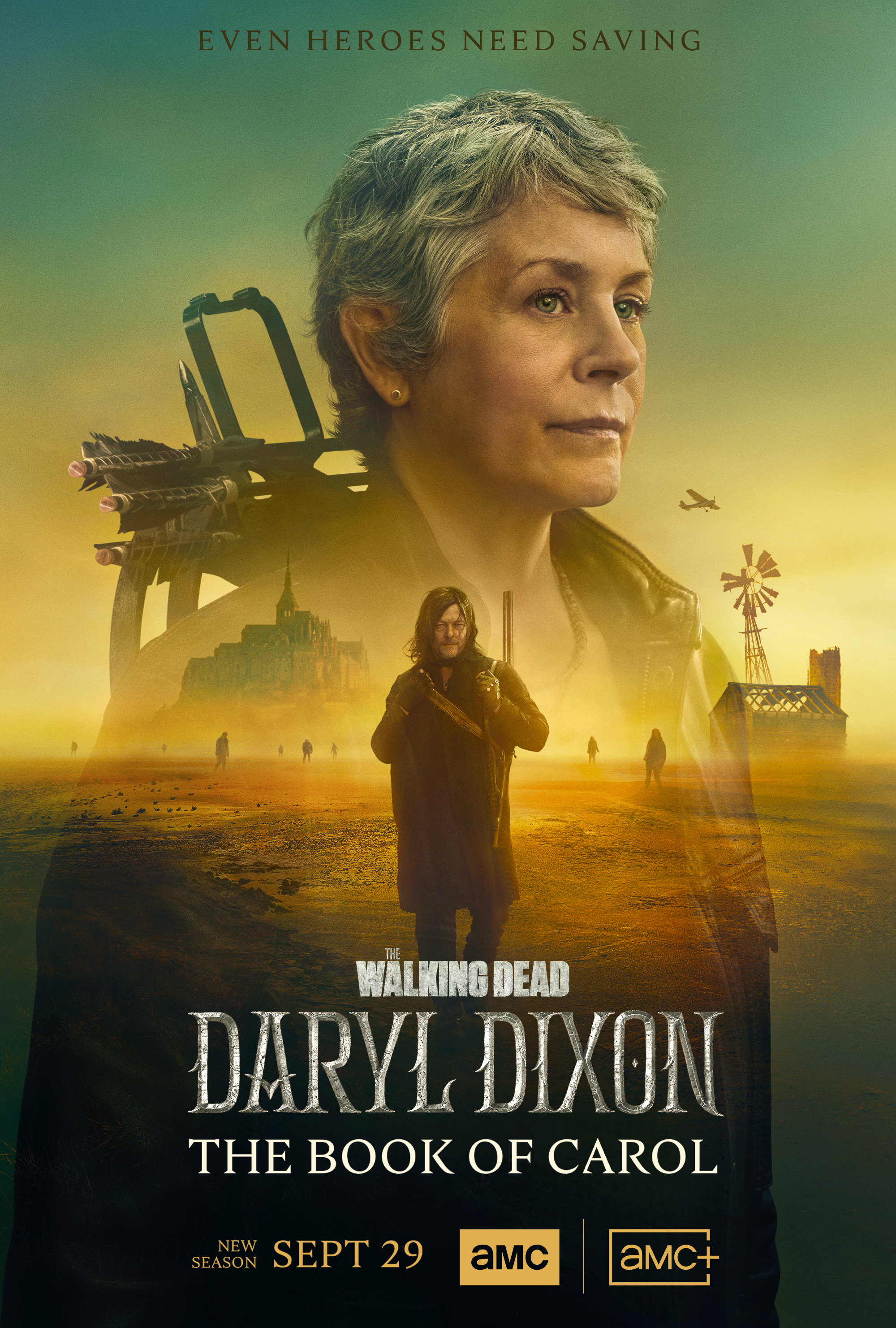 Daryl Dixon Season 2 Teaser Trailer & Posters Highlight Daryl & Carol’s Reunion