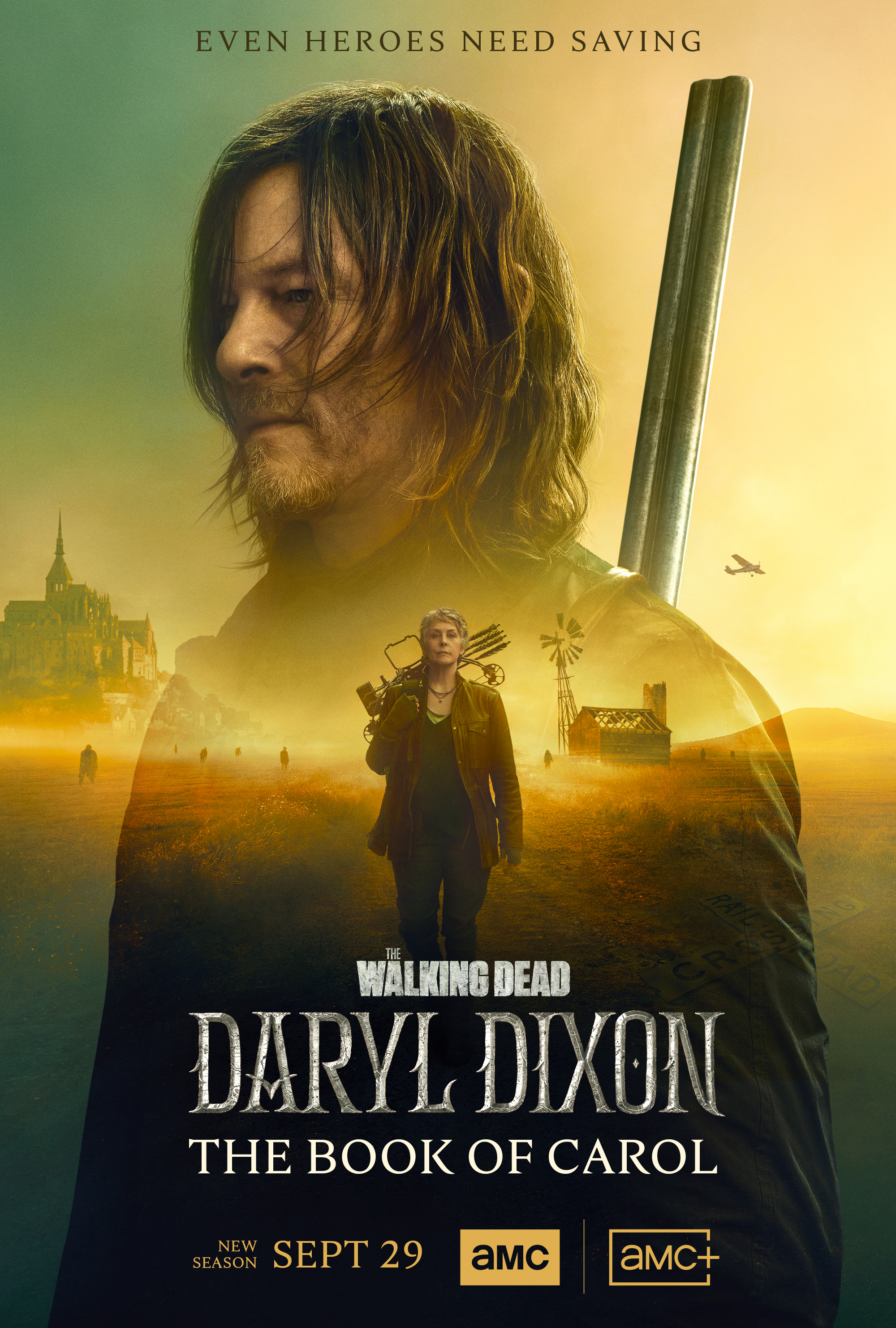 Daryl Dixon Season 2 Teaser Trailer & Posters Highlight Daryl & Carol’s Reunion