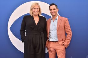 Amy Reisenbach and George Arthur Cheeks at the CBS fall schedule celebration held at Paramount Studios