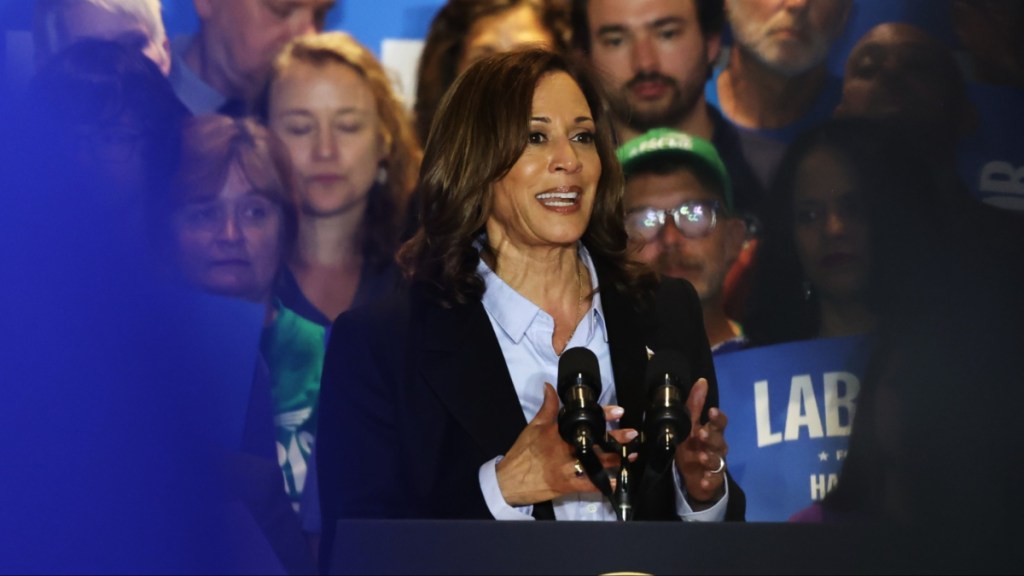 What Did Kamala Harris' Heckler Say at the Labor Day Rally?