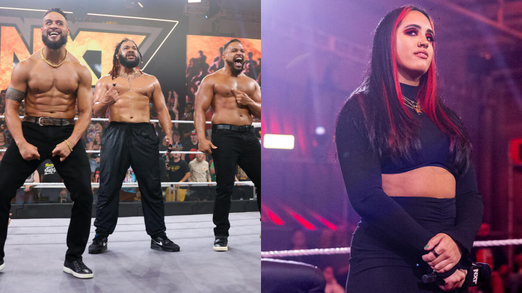 WWE NXT General Manager Ava and The Bloodline