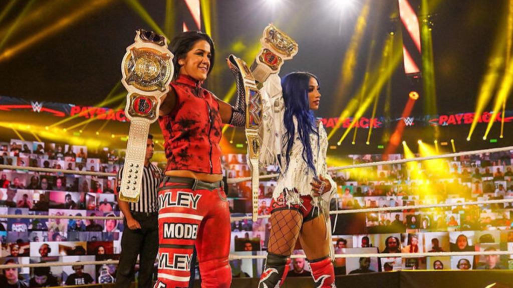 WWE's Bayley and AEW's Mercedes Mone