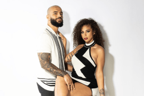 AEW star Ricochet and WWE ring announcer Samantha Irvin