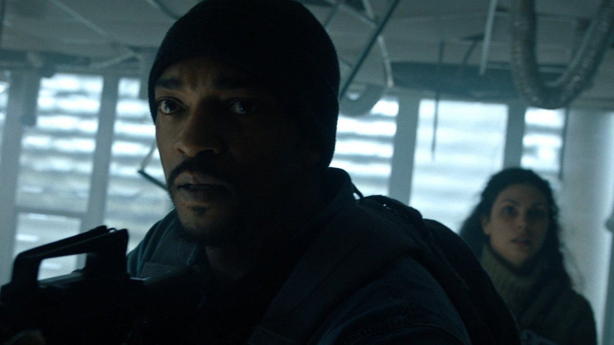 Anthony Mackie & Morena Baccarin Face Off Against Monsters in Elevation Trailer