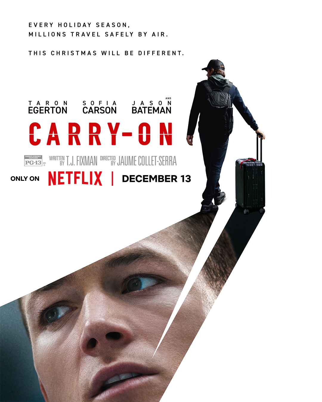 Carry-On Trailer Previews Netflix Thriller Movie Starring Taron Egerton ...