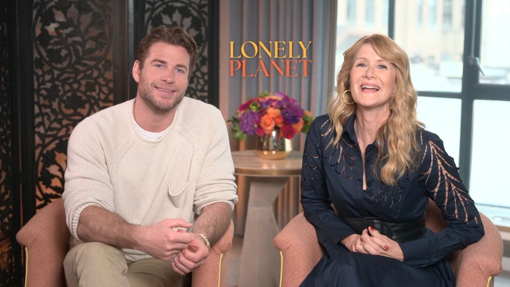 Laura Dern & Liam Hemsworth Talk Lonely Planet, Relationships, and Cloud Saves