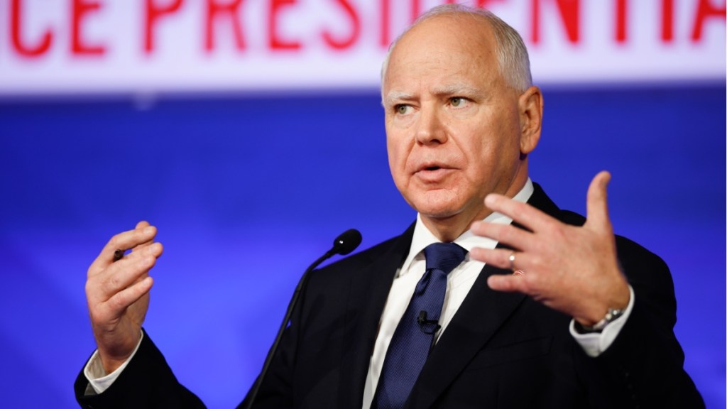 Yes, Tim Walz Wore Taylor Swift-Inspired Friendship Bracelets to VP Debate