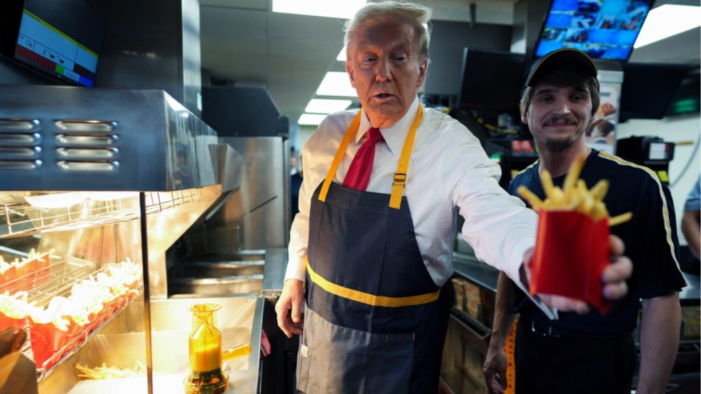 Yes, Donald Trump Served French Fries at McDonald's