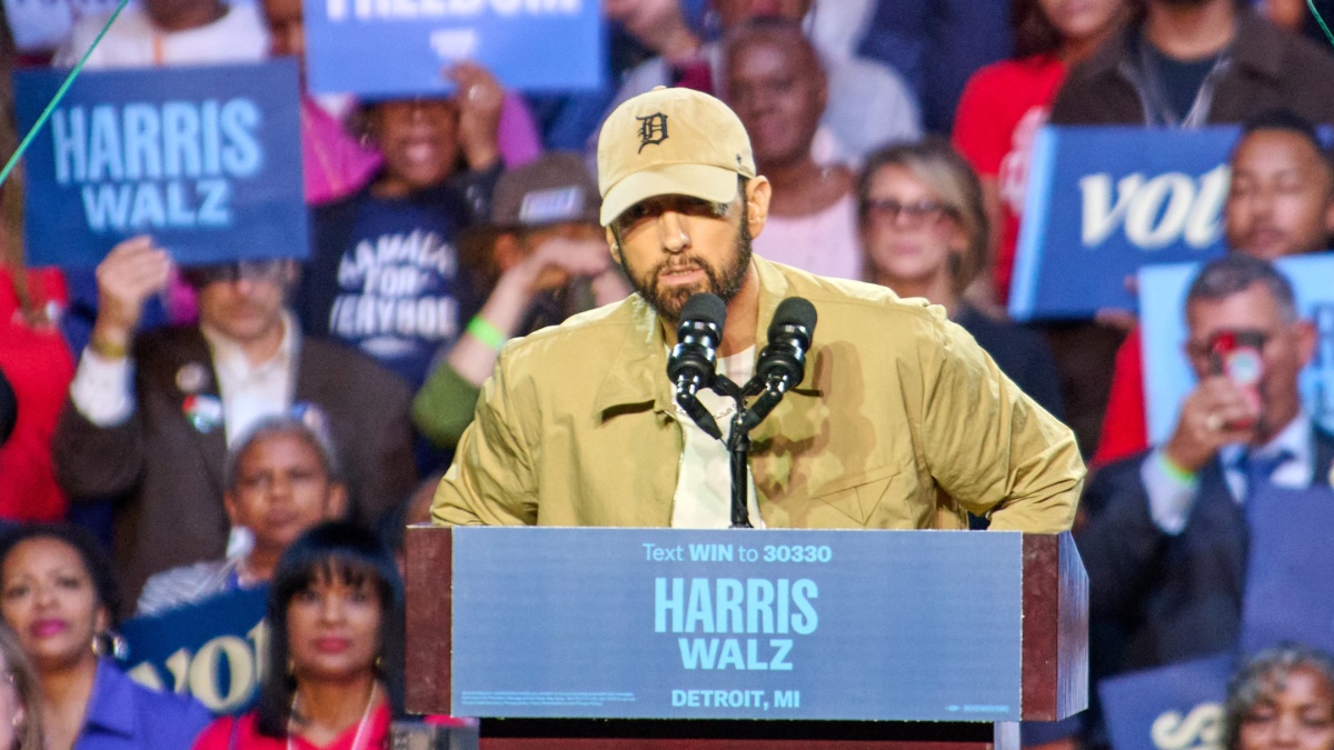 Yes, Eminem Endorsed Kamala Harris During Detroit Rally