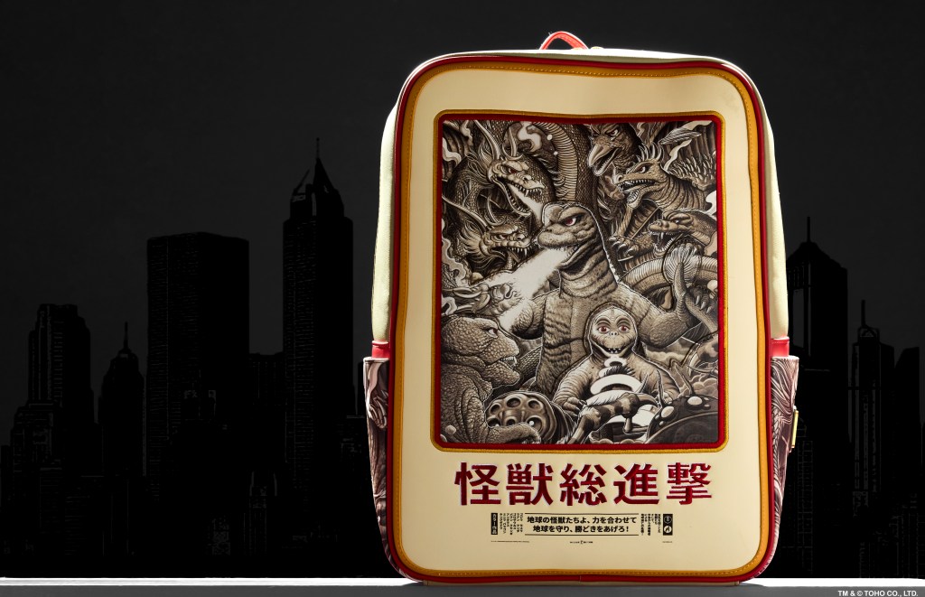 Loungefly’s NYCC Godzilla Backpack Roars and Glows in the Dark