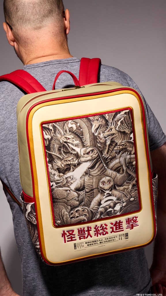 Loungefly’s NYCC Godzilla Backpack Roars and Glows in the Dark