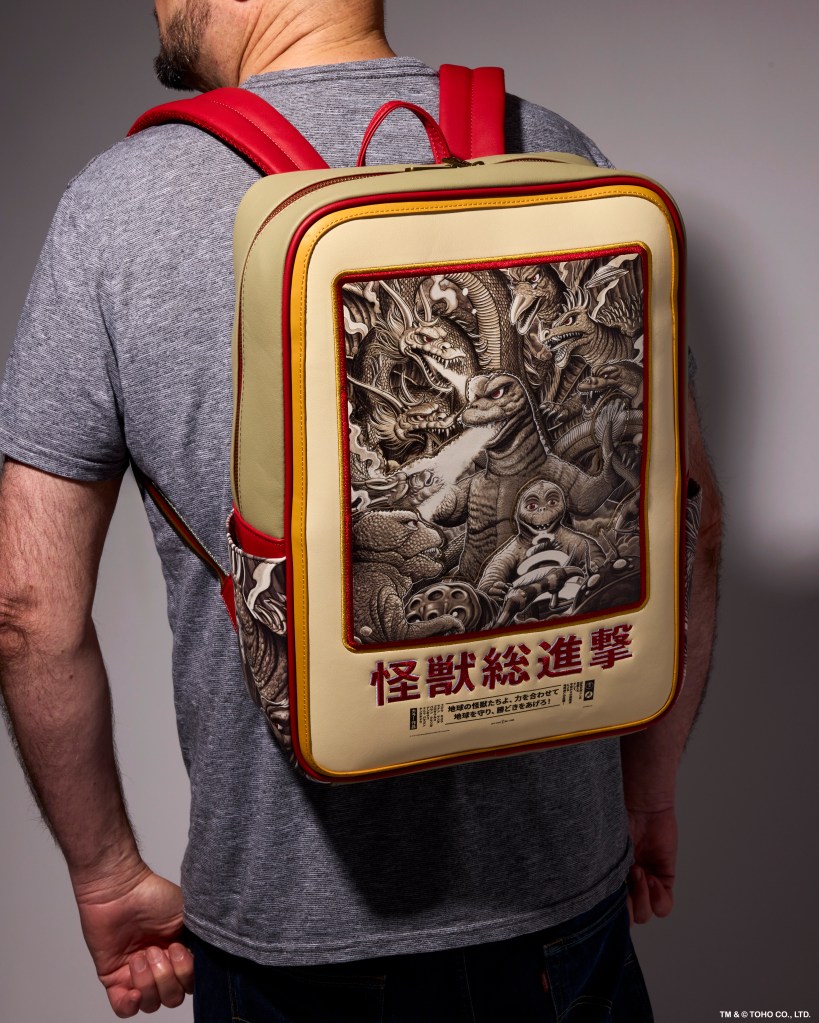 Loungefly’s NYCC Godzilla Backpack Roars and Glows in the Dark