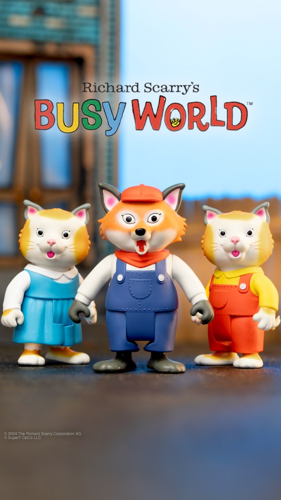 Exclusive Look at Super7's ReAction Figures Based on Richard Scarry's Busy World