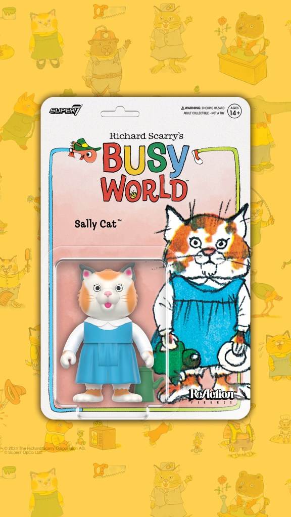 Exclusive Look at Super7's ReAction Figures Based on Richard Scarry's Busy World