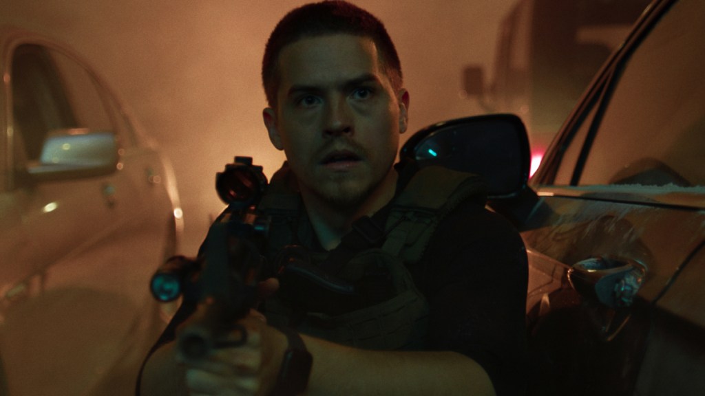 Dylan Sprouse Is an Action Hero Fighting Scream’s Mason Gooding in Aftermath Trailer