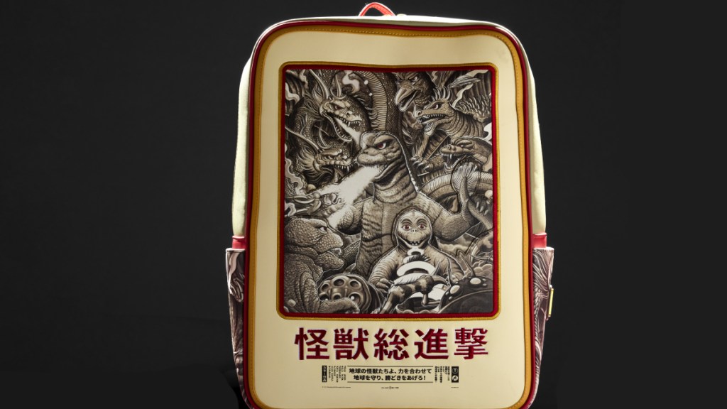 Loungefly’s NYCC Godzilla Backpack Roars and Glows in the Dark