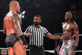 Je’Von Evans competed against Randy Orton on WWE NXT