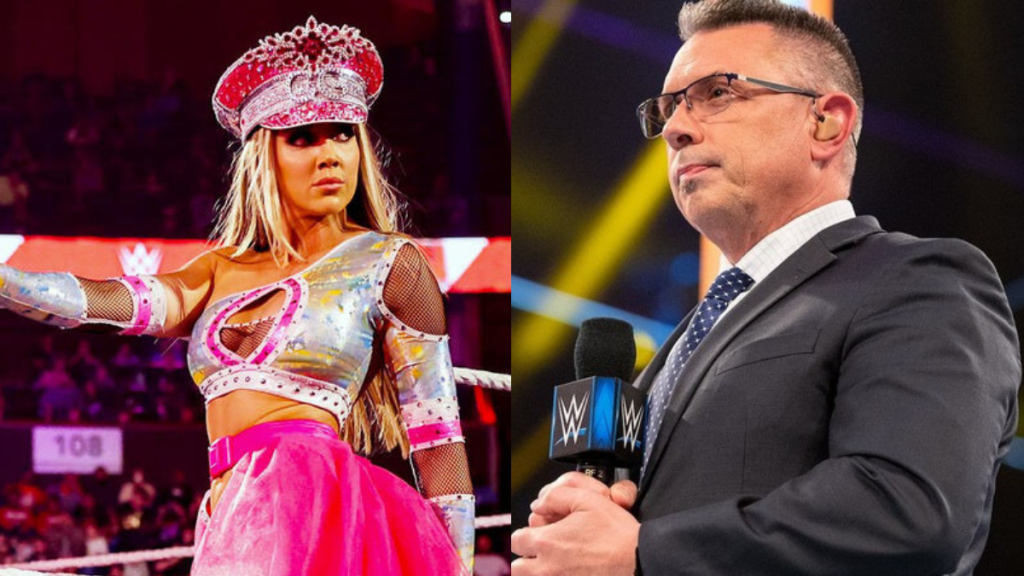 WWE SmackDown stars Chelsea Green and Michael Cole